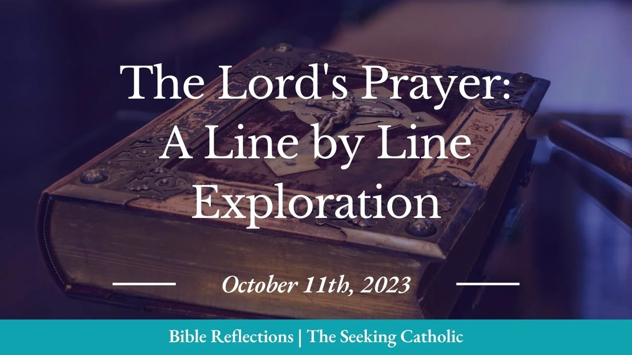 Bible in the background place on table at an angle, overlay with title of blog