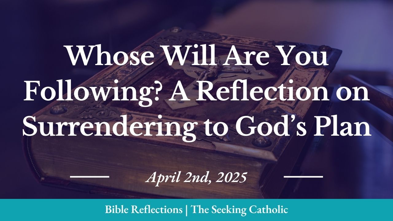 Closeup of an ornate Bible in the background with the blog title