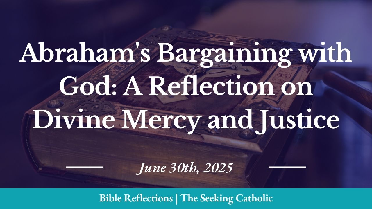 Closeup of an ornate Bible in the background with the blog title