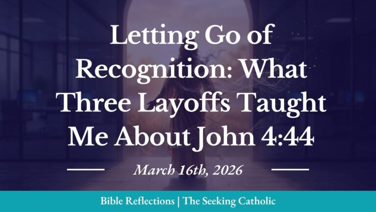 A solitary figure standing in soft, diffused light, arms gently open at their sides in a posture of peace and release. The person stands at the threshold between two spaces—behind them, a dimly lit corporate office environment fading into shadow, ahead of them, warm golden light. Around the figure, translucent chains or threads are visibly dissolving and drifting away like smoke or light particles. The overall mood is contemplative and liberating—not sad, but free. The color palette should include warm golds, soft whites, and muted earth tones, with a painterly, spiritual quality (similar to contemporary Christian art). The lighting suggests dawn or a moment of spiritual breakthrough. The composition conveys the message: "I have let go, and in that release, I found peace.